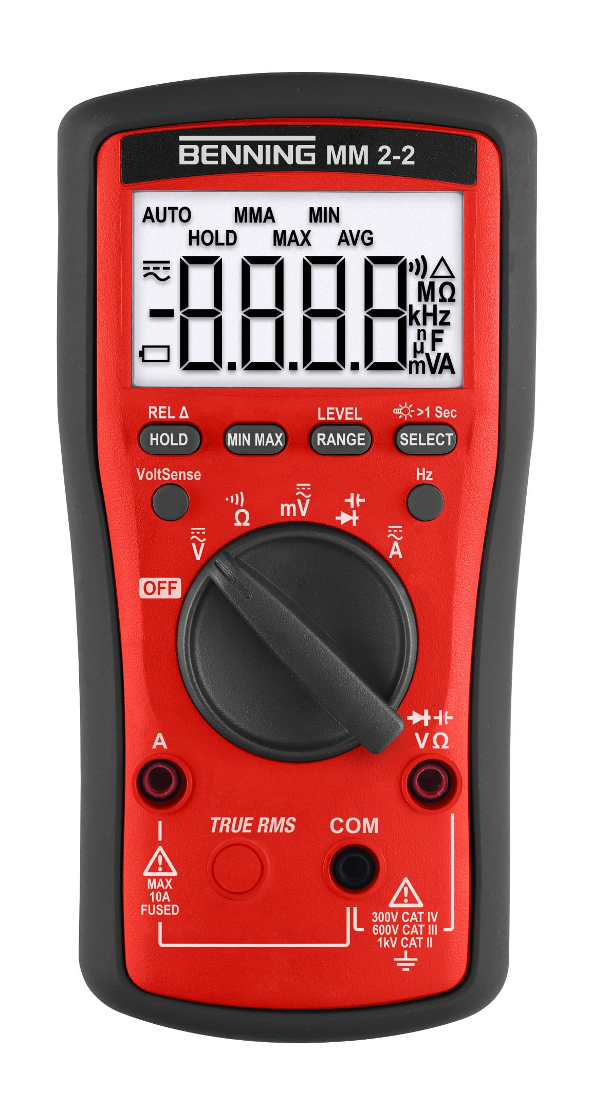 Benning MM 2-2 TRUE-RMS 044692 - Multímetro digital