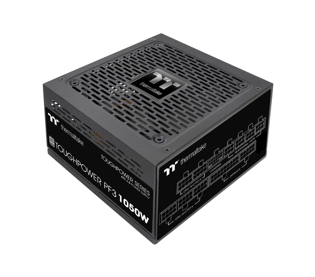 Thermaltake Toughpower PF3 1050W Gen 5 | ATX 3.0 | PCIe Gen 5 Ready | Smart Zero Fan | 80 Plus Platinum | Fully Modular