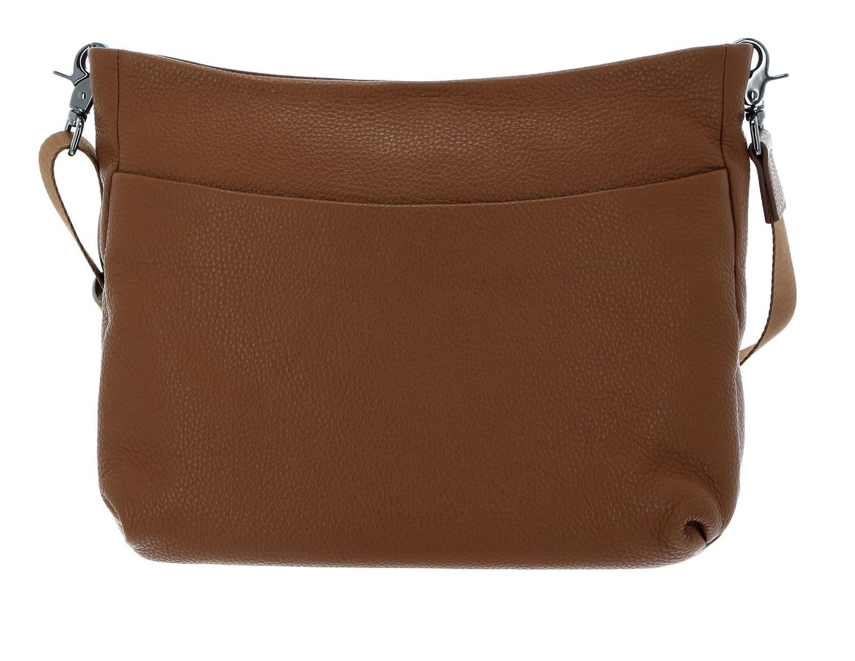 Mandarina Duck Mellow Leather P10FZT34, Bolsa de hombro, Mujer, Marrón (Indian Tan), 34x31x8 (L x H x W)