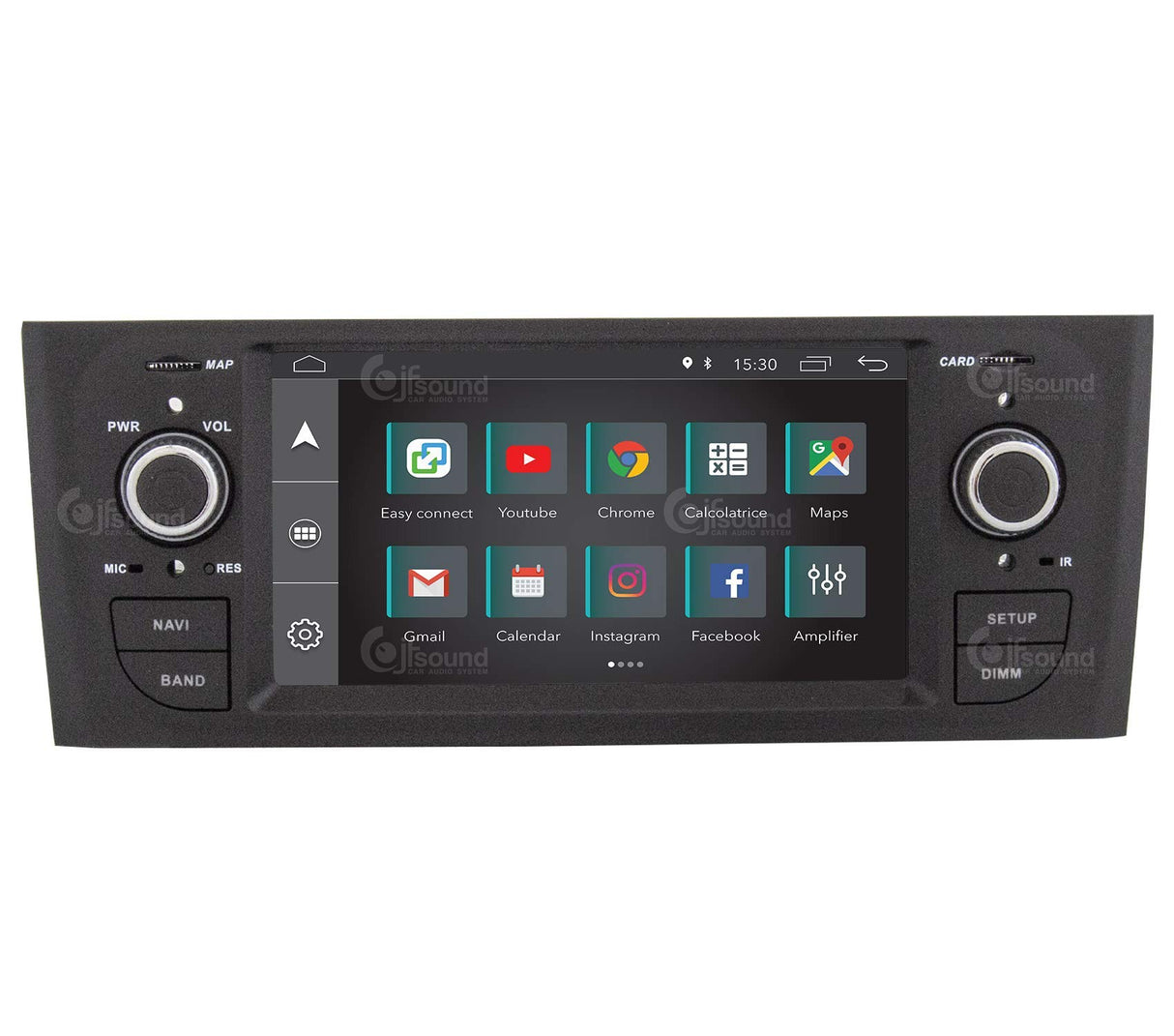 Radio de Coche Personalizada Fiat Grande Punto Linea Android Dab GPS Bluetooth WiFi USB Full HD Touchscreen Display 6.2”