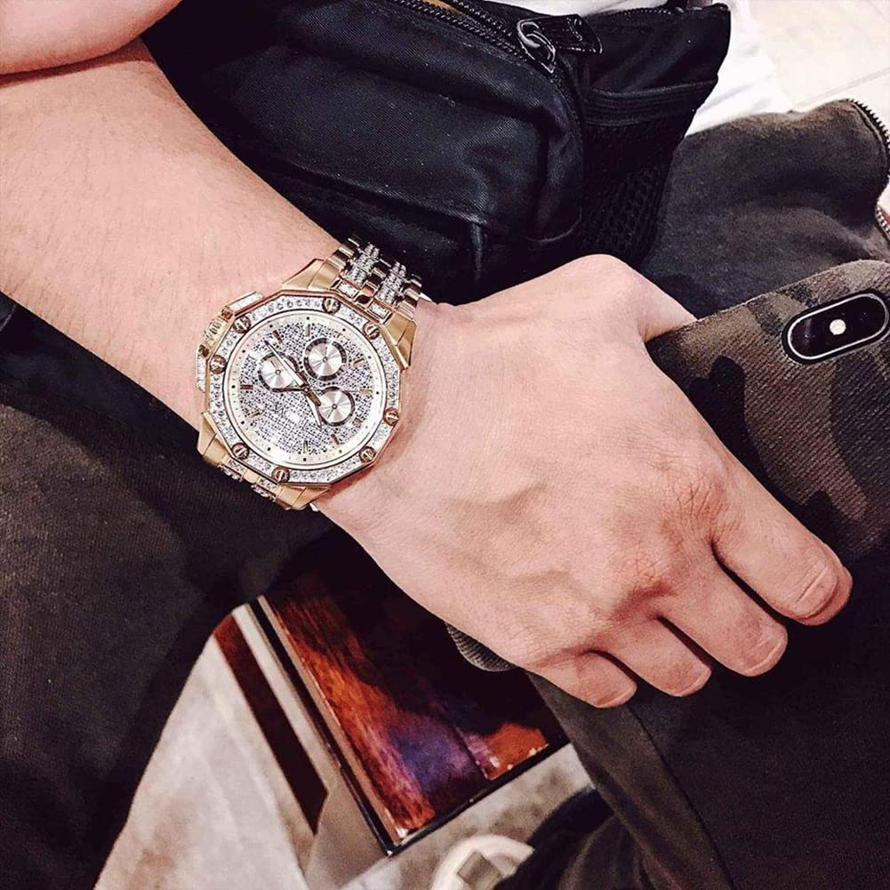 Bulova Reloj Dial Multi para Hombres de Cuarzo con Correa en Acero Inoxidable 98C126