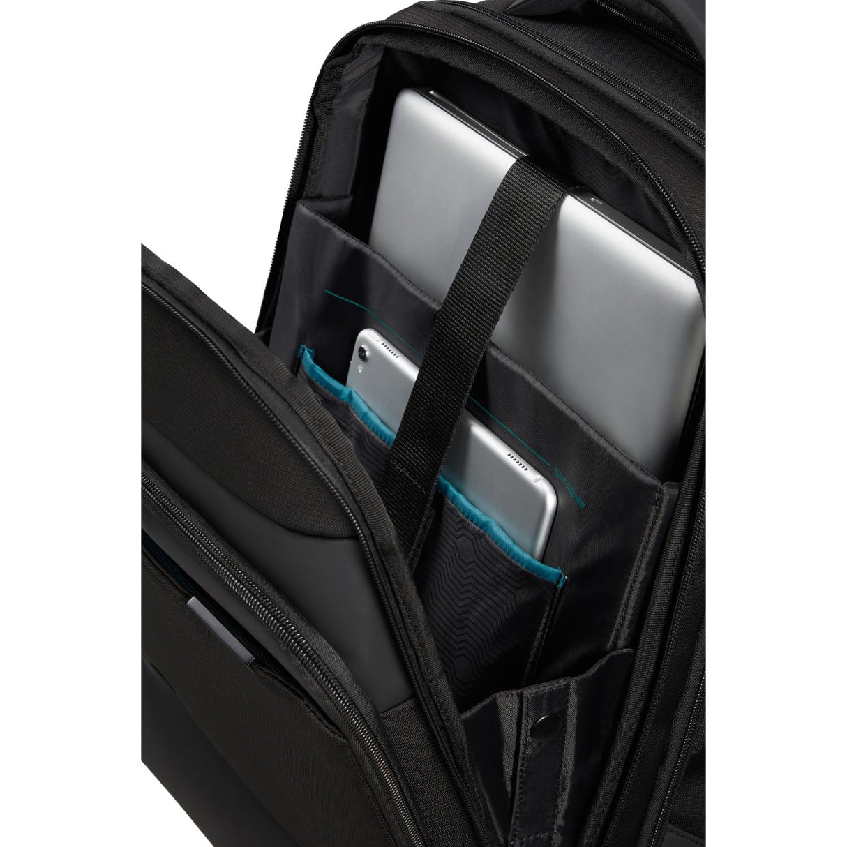 Samsonite MySight - Mochila para computadora portátil de 17.3 pulgadas con ruedas, 48 u200b u200bcm, 25.5 L, negro (negro)