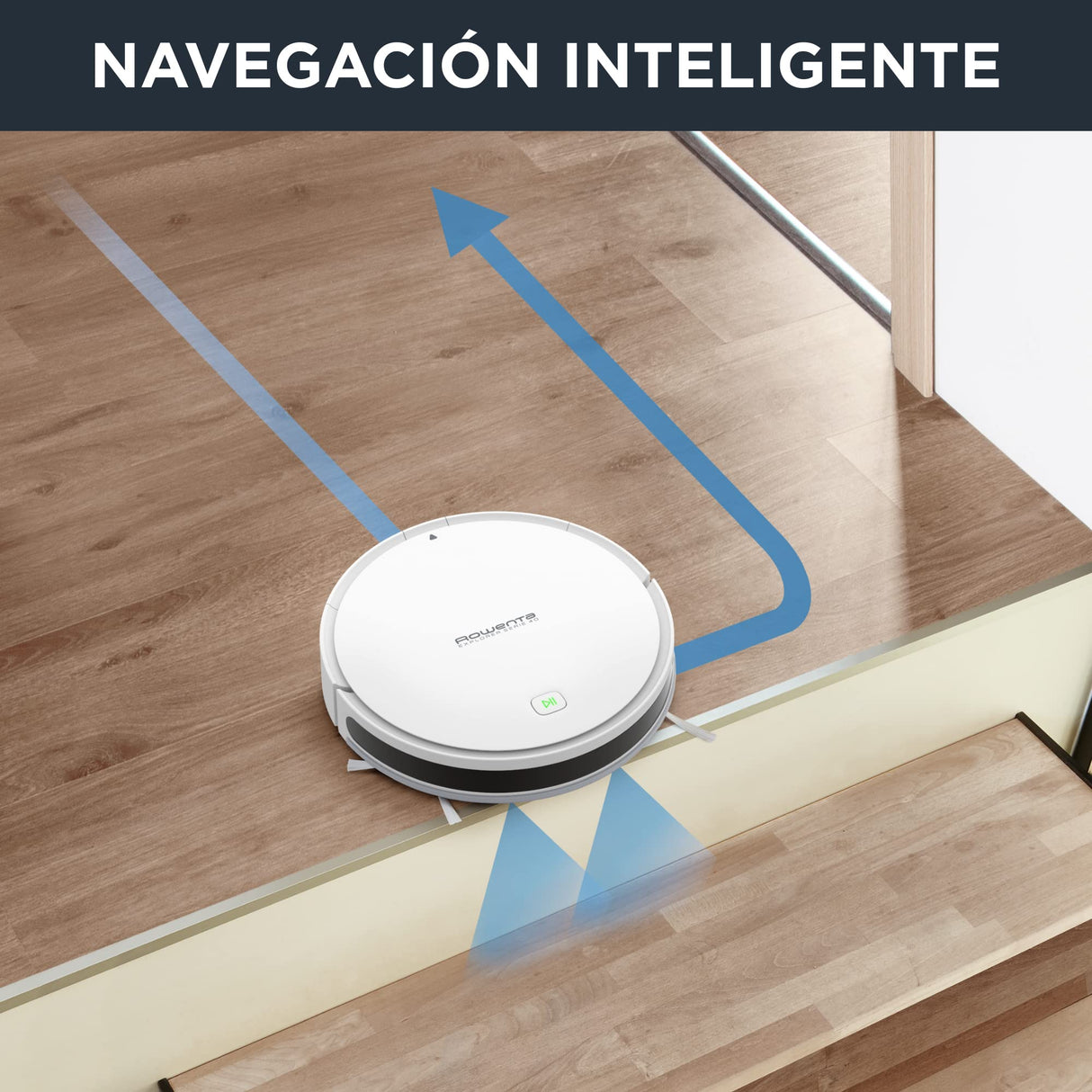 Rowenta X-plorer Serie 40 Animal Care RR7267 - Robot aspirador y fregasuelos, WiFi, especial pelo mascota, Alexa y Google Assistant, incluye mopa, cinta magnética, 3 modos, 150 min autonomía
