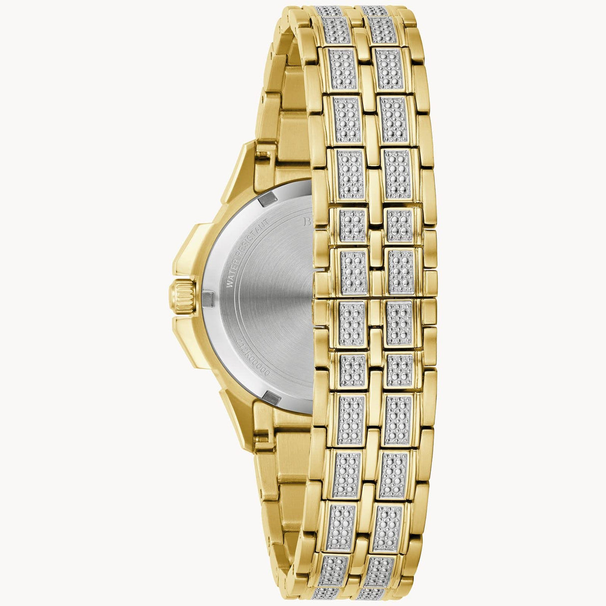Bulova Reloj Analógico para Mujer de Cuarzo con Correa en Acero Inoxidable 98L302