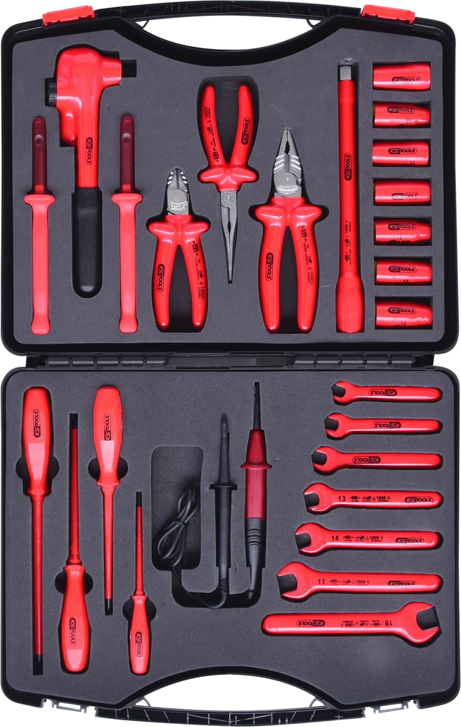 KS Tools 117.1840 - Pack de 26 piezas con herramientas en maletín