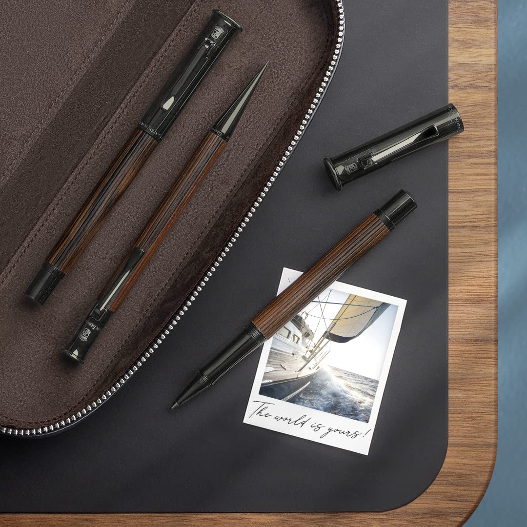 Graf von Faber-Castell 135536 Portaminas Línea Clásica Macassar, “Black Edition”