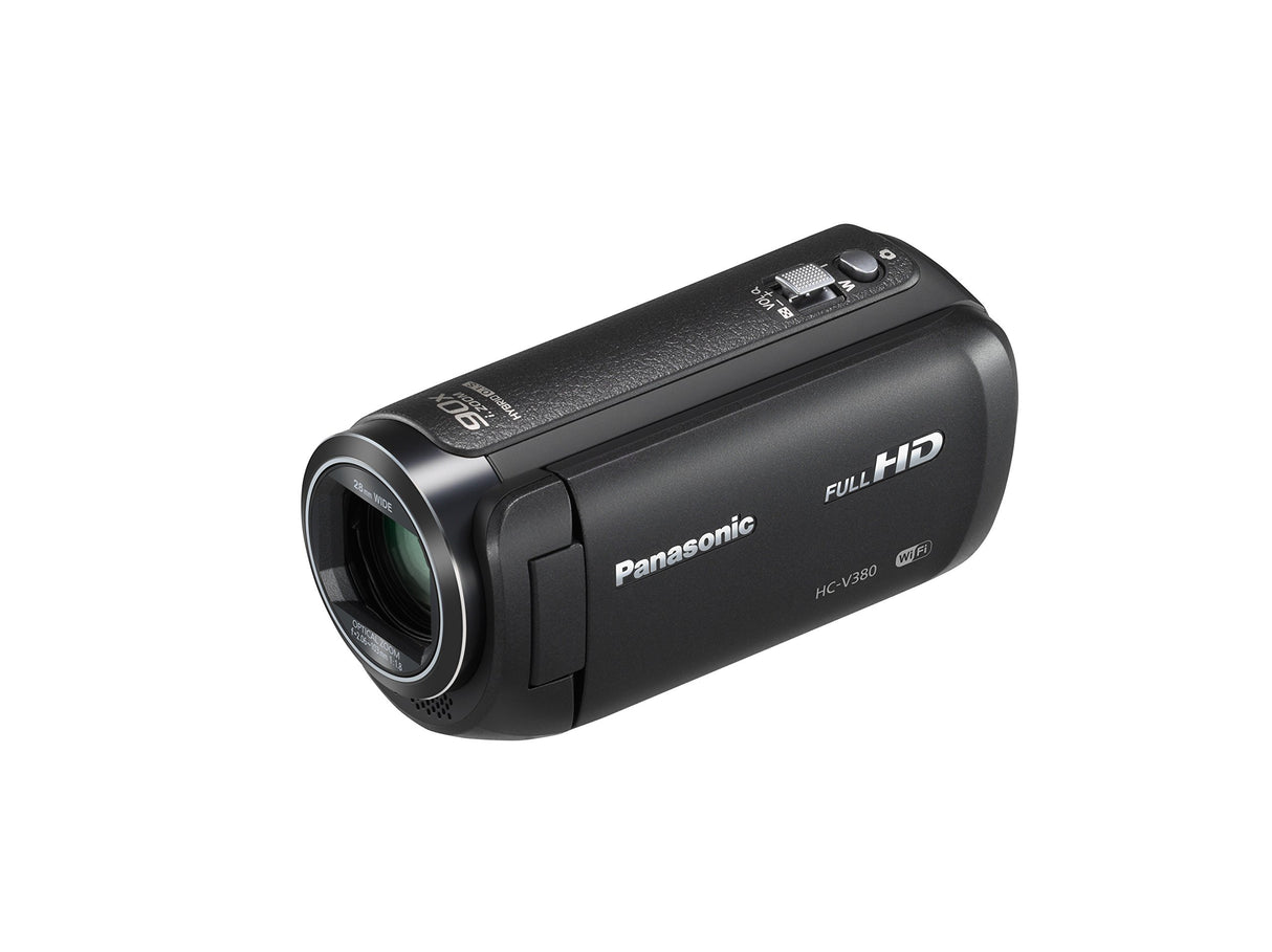 Panasonic HC-V380EB-K soporte de - Videocámara (2,51 MP, MOS BSI, 25,4 / 5,8 mm (1 / 5.8"), 1,67 MP, 2,2 MP, 50x)