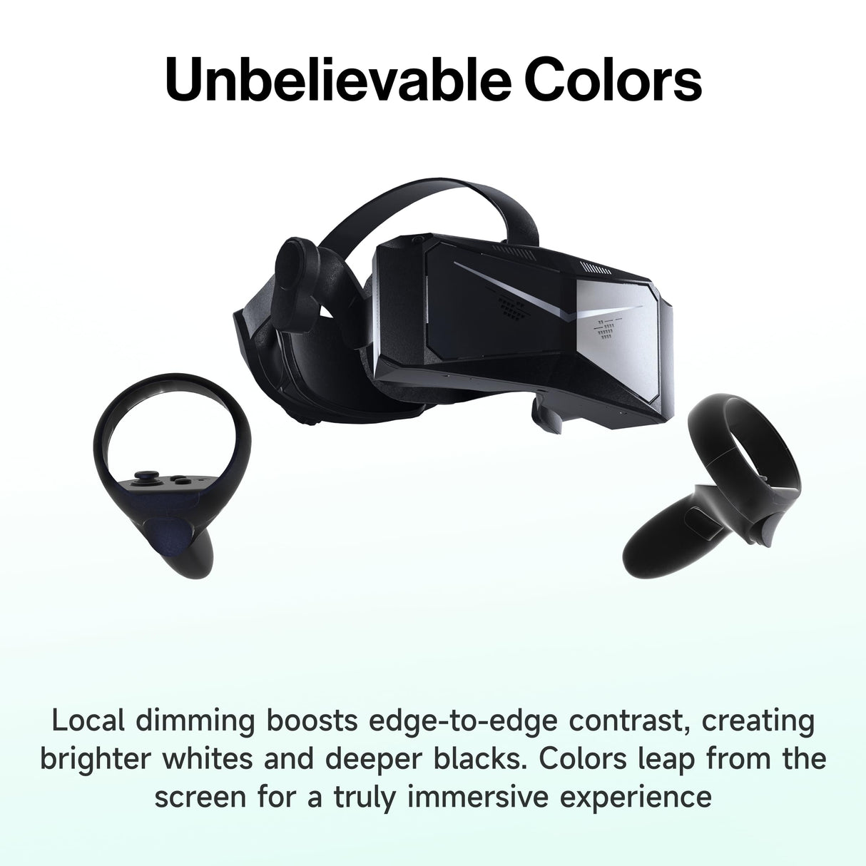 Pimax Crystal - Gafas de Realidad Virtual con Doble Motor para PC y Todo en Uno, Paneles Duales QLED+Mini-LED con Resolución de 5760x2880, Negros Más Puros y Cristalino, 256 GB