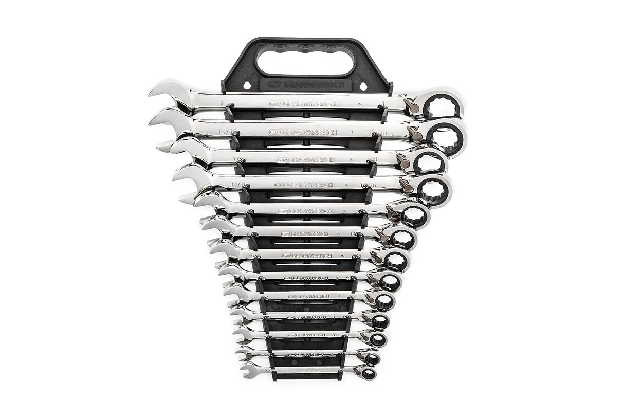 GearWrench 9509 13-Piece SAE Reversible Combination Ratcheting Wrench Set