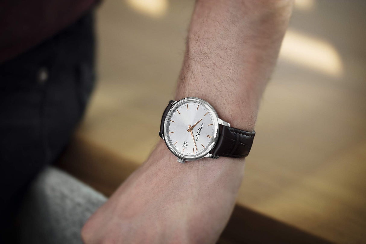 Raymond Weil Reloj Toccata, 5485 -SL5-65001, Redondo, Cuarzo para Hombre Plateado Caja de 39 mm