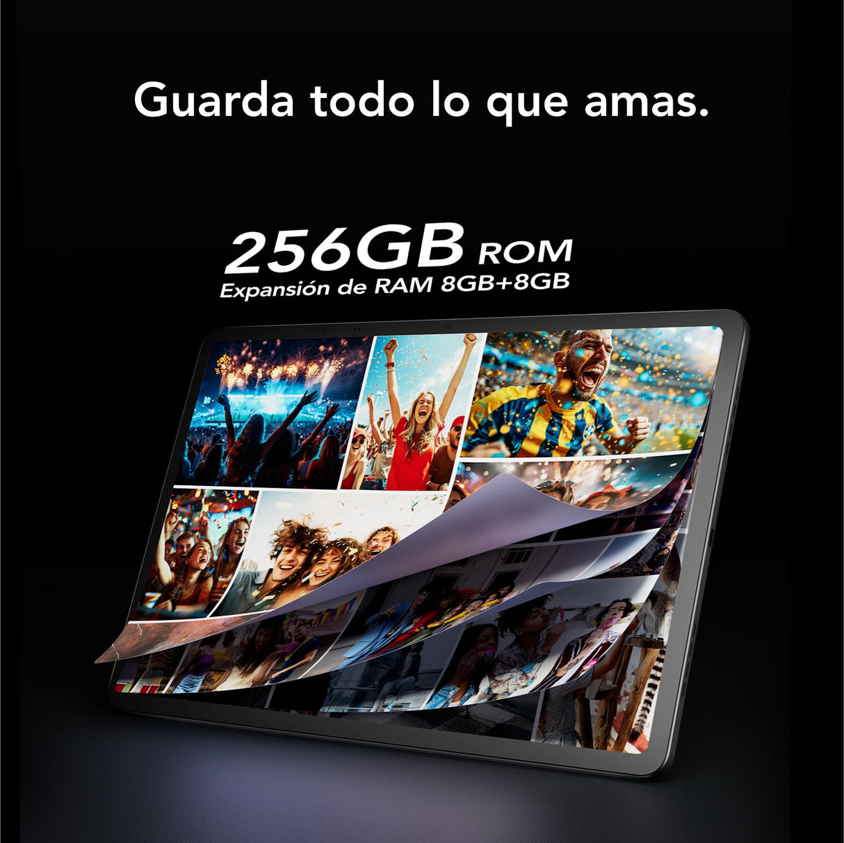 TCL NXTPAPER 14 WiFi - Tablet de 14.25" 2.4K, Octa-Core, 8GB de RAM (+8GB Extensión RAM), Memoria de 256GB, 10000 mAh de Batería, Carga rápida 33W, Android 14, Gris.