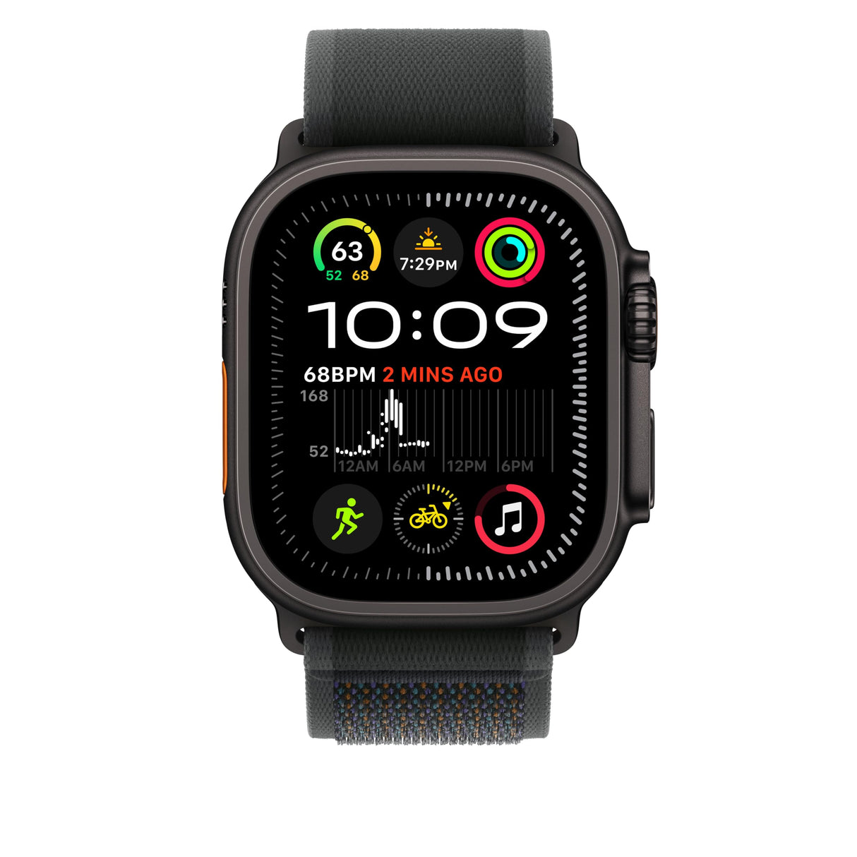 Apple Watch Band - Correa Loop Trail - 49 mm - Negro - Talla M/L