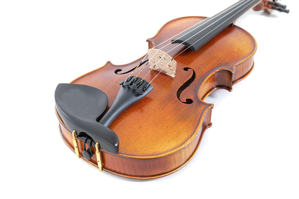 GEWA Maestro 2 VL 4, 3/4 listo para jugar, incluye formetui, arco de carbono y cuerdas Larsen Aurora