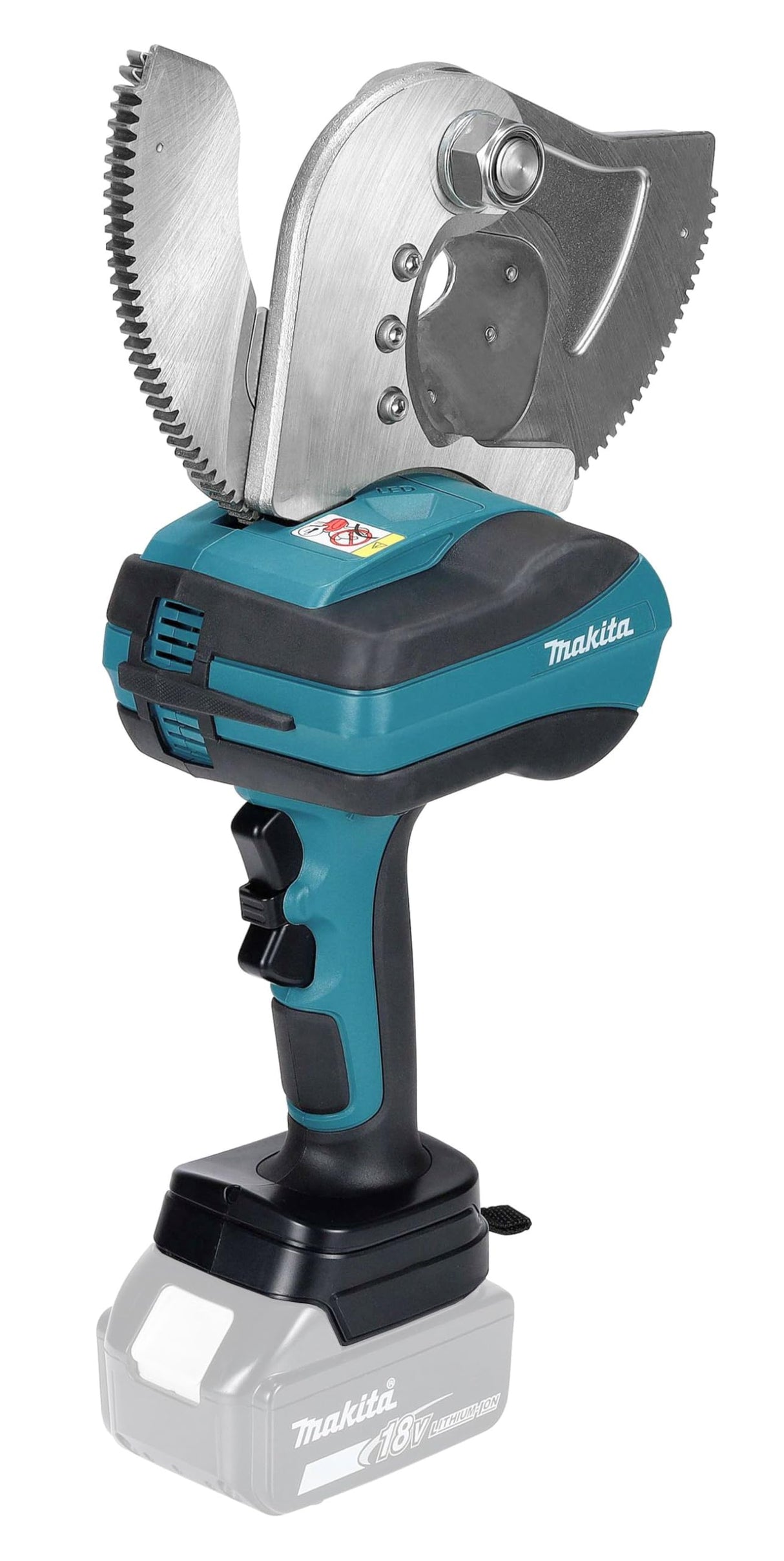 Makita DTC103ZK - Cortador de cable inalámbrico (18 V, hoja cerrada, sin cargador ni baterías) en maletín de transporte