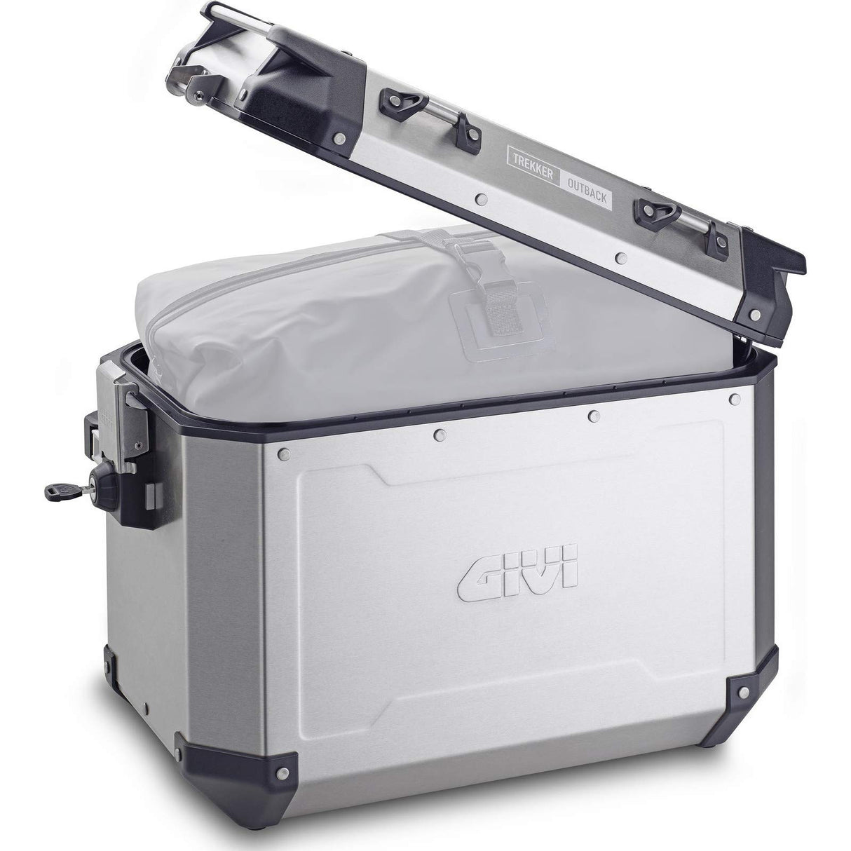 Givi Obkn4837Apack2 - Bolsas rígidas Laterales Monokey CAM-Side Trekker Outback, Aluminio, 306 cm de Largo, 495 cm de Ancho, 387 cm de Alto, par