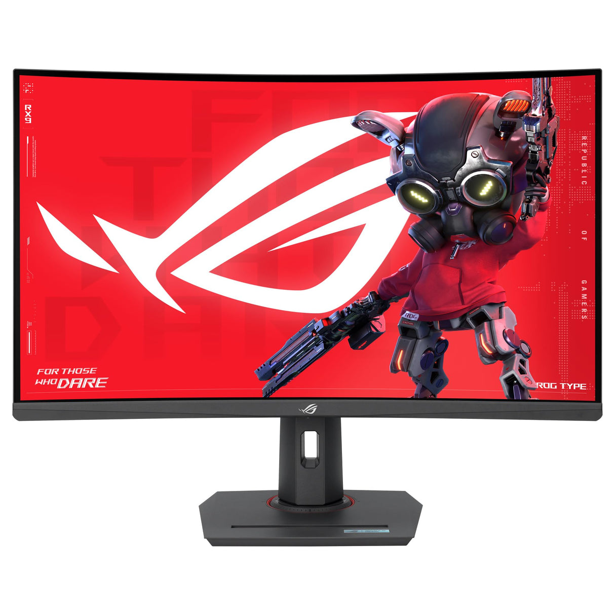 ASUS ROG Strix XG32WCS - Monitor Gaming USB Tipo-C de 32 Pulgadas 2560x1440, Curvo, 180 Hz (sobre 144 Hz), 1ms (GTG), Fast VA, EMLB Sync, FreeSync, Soporte para trípode, HDR