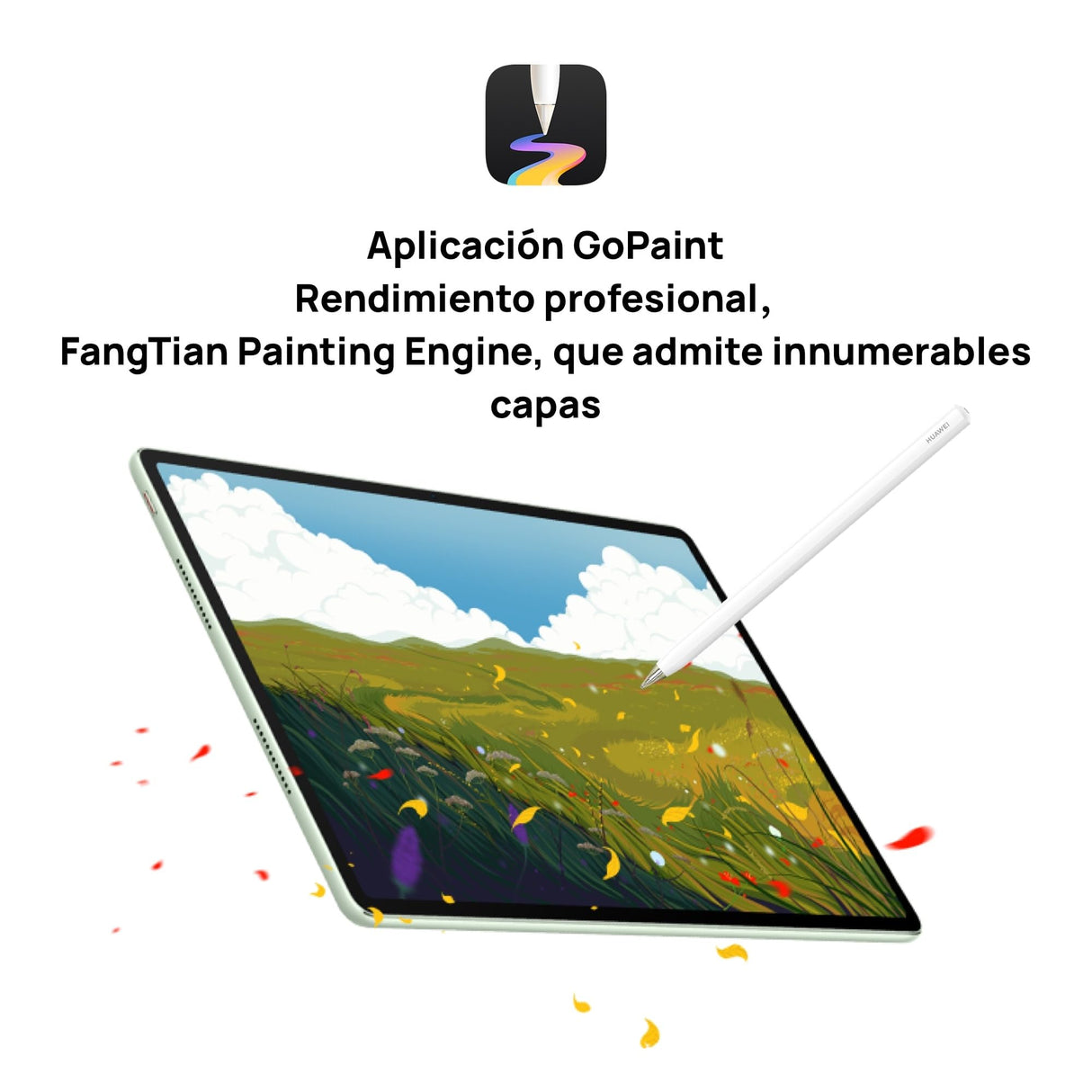HUAWEI MatePad 12 X con la Edición PaperMatte Tablet, Pantalla FullView 2.8K de 12 Pulgadas, 144 Hz, 1000 nits,12GB+256GB,con Teclado, Painting App GoPaint, NearLink, Batería de 10100 mAh, Verde