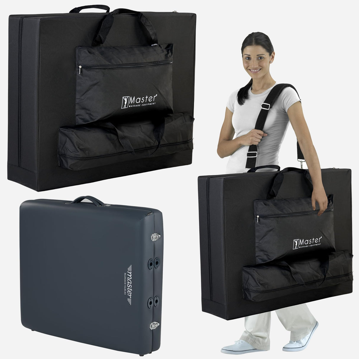 Master Massage Banco de Masaje Plegable de Madera, 71 cm
