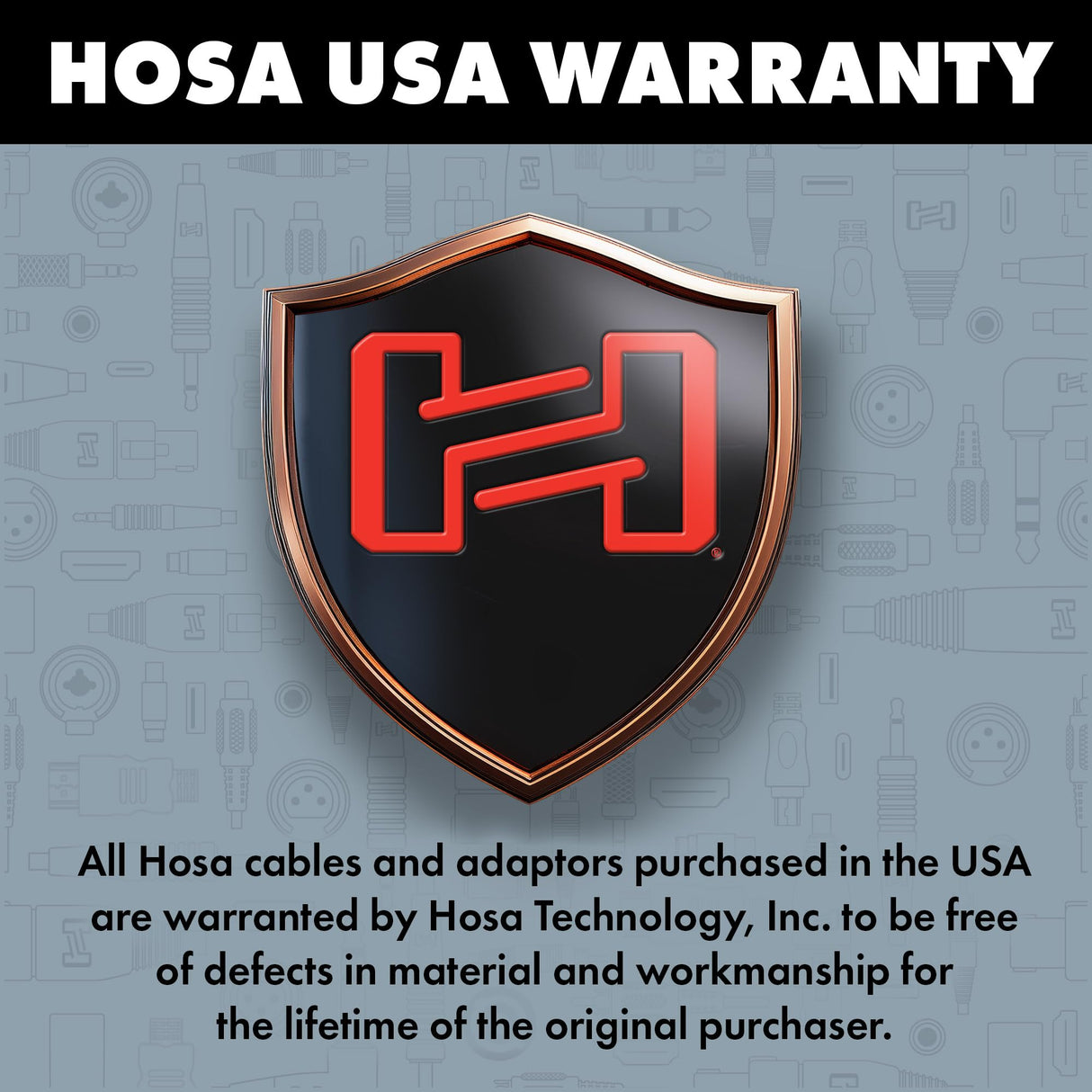 Hosa TTS-890, Balanced Patch Cables, TT TRS to Same, 3 ft