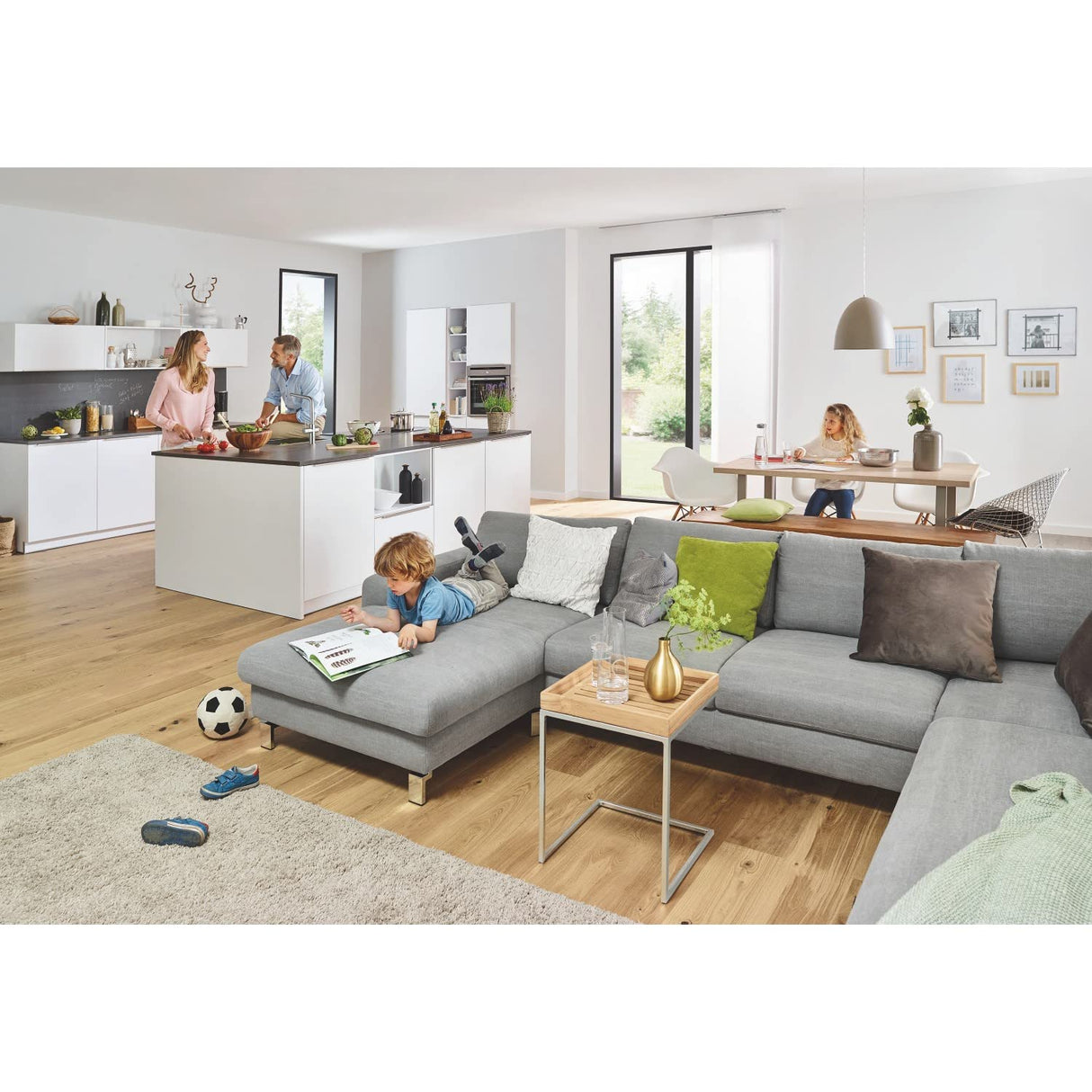 Grohe Blue Home Starter Kit - grifo de cocina con filtro de agua, caño en L (31454001)
