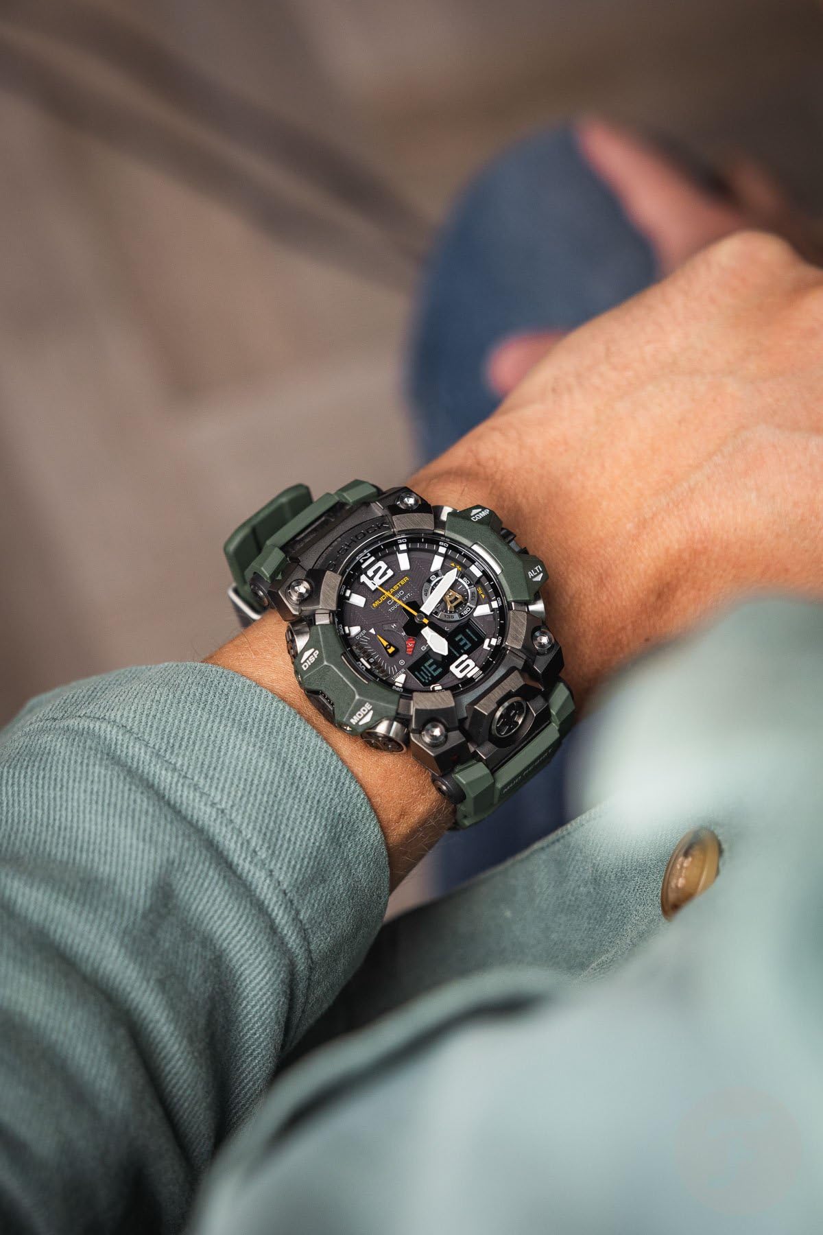 CASIO Reloj Hombres de Cuarzo con Correa en Acero Inoxidable GWG-B1000-3AER