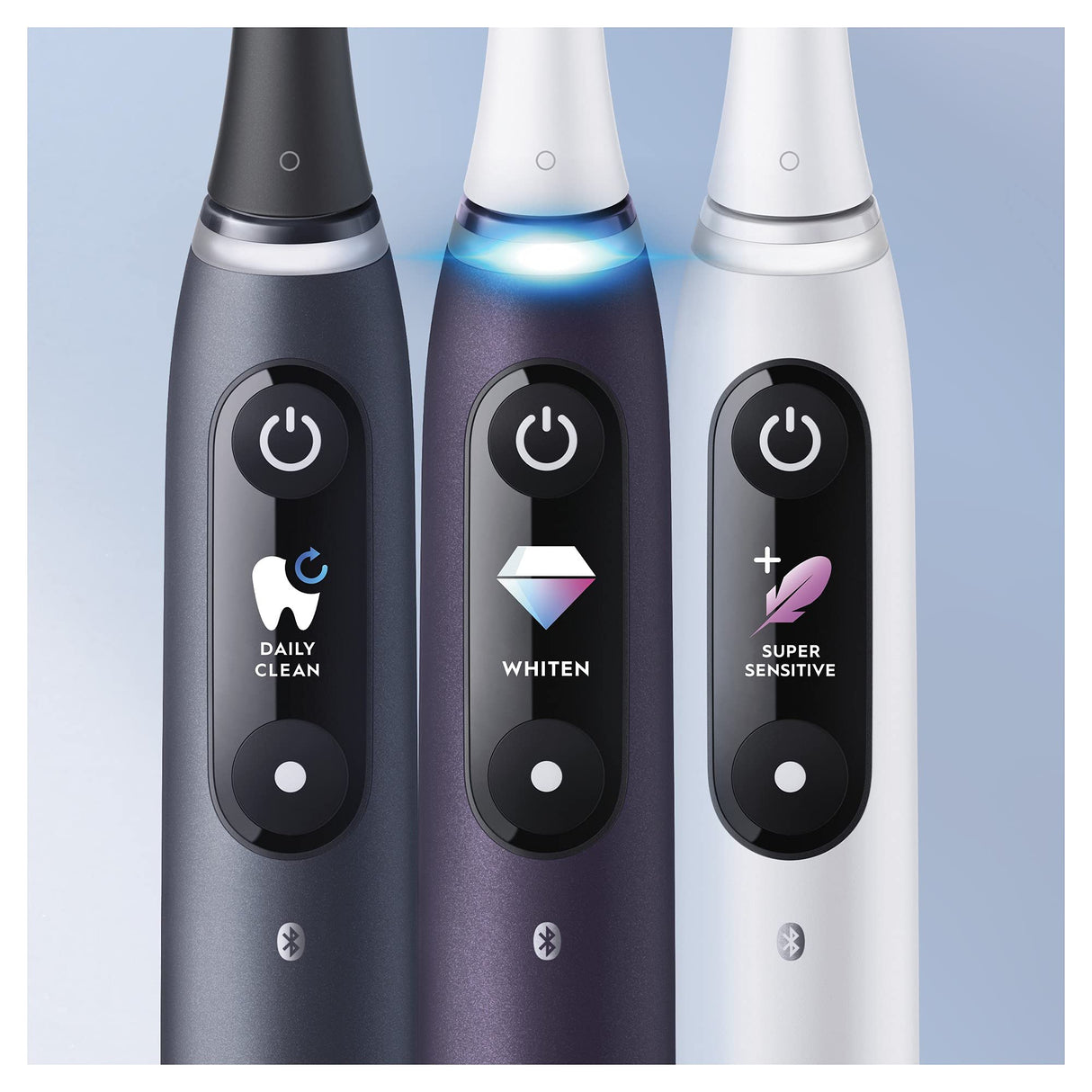 Oral-B iO Series 8 cepillo de dientes eléctrico recargable con 1 mango de inteligencia artificial, 1 cepillo y 1 funda de viaje premium
