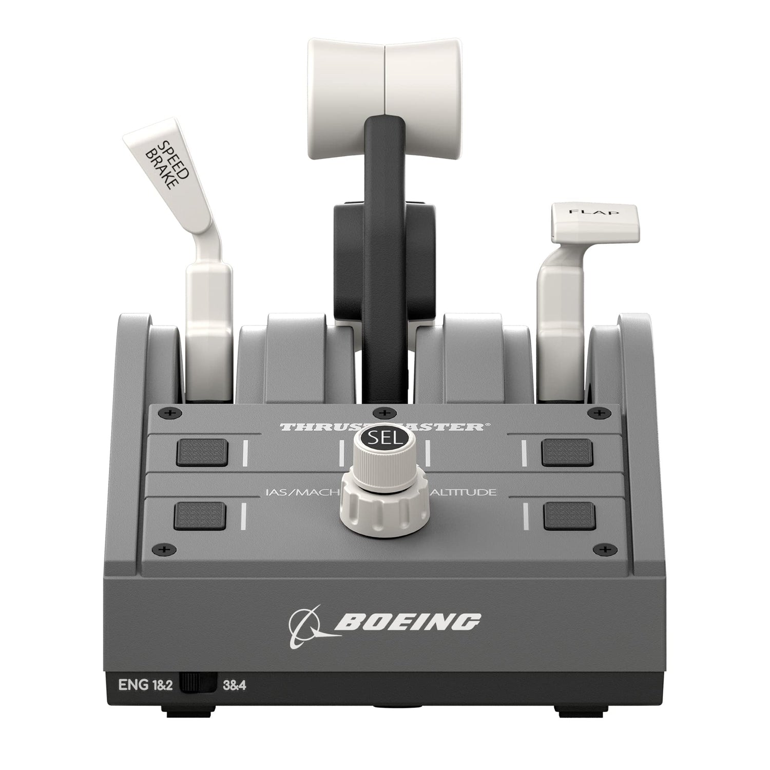 Thrustmaster TCA Yoke Pack Boeing Edition - Yoke y Quadrant para Xbox Series X|S/Xbox One/PC - Licencia Oficial Boeing
