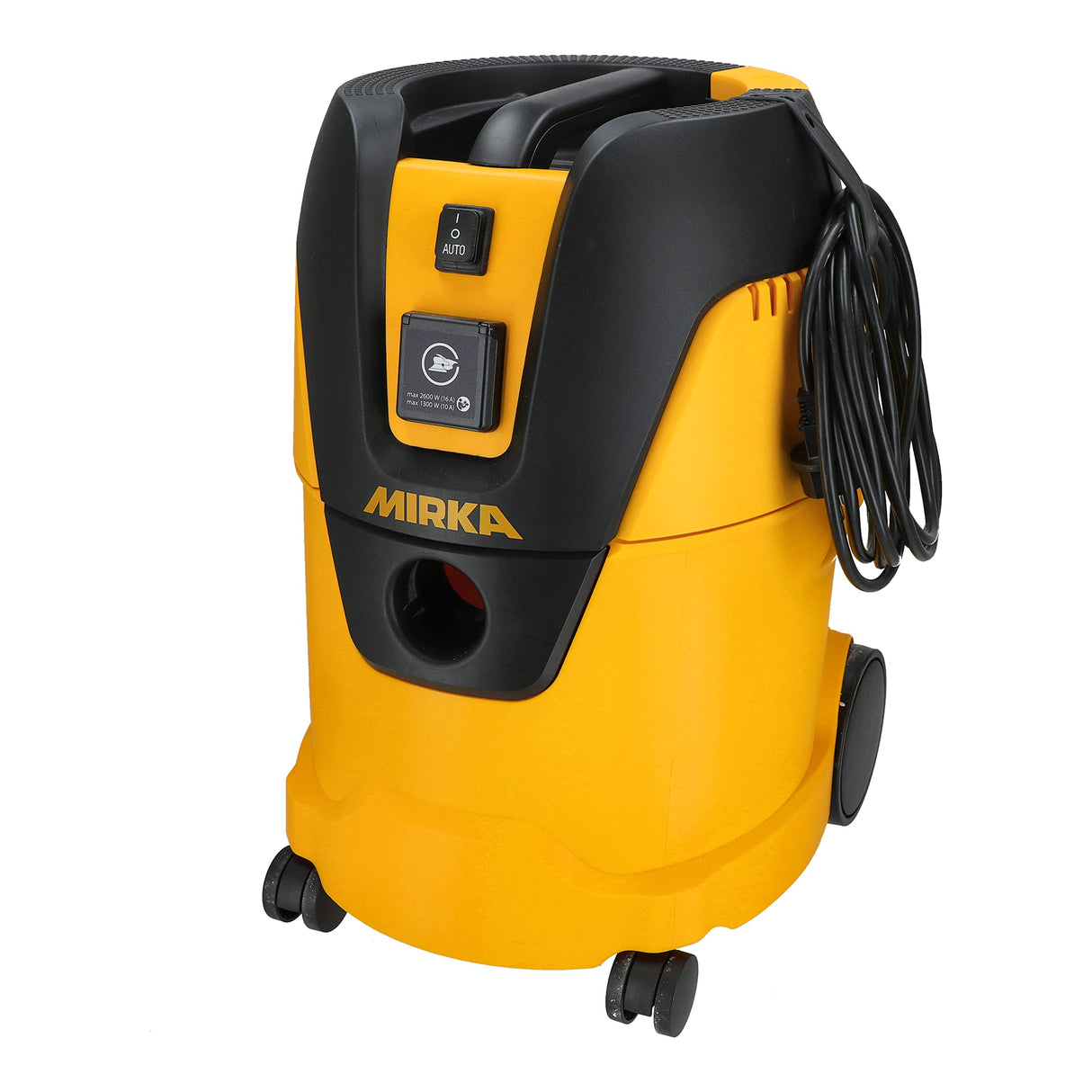 Mirka Aspirador Industrial en seco y húmedo 25 litros/Manguera de aspiración / 1000 W de Potencia/Incluye Adaptador para lijadoras Juego de boquillas