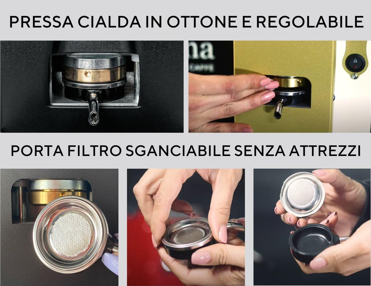 aroma Plus Basic - Cafetera monodosis (44 mm), color gris