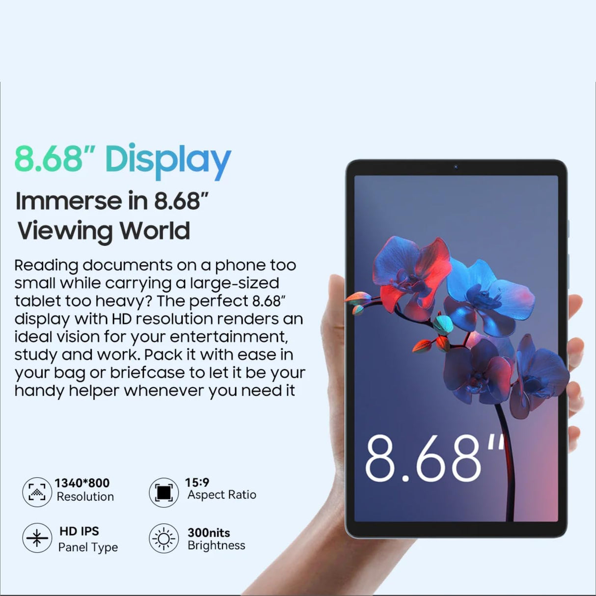 BLACKVIEW Tab 60 LTE 4GB/128GB Gris - Tablet Marca