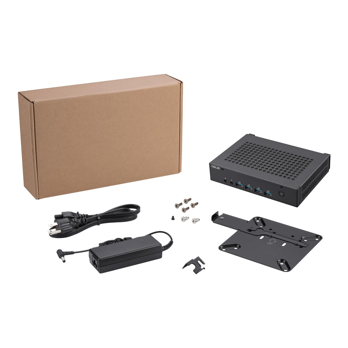 ASUS ExpertCenter PN43-SN97ADS - Mini Ordenador de sobremesa (procesador Intel N97, gráficos Intel UHD, 4 GB de Memoria DDR4, 128 GB M2. NVMe PCIe 4.0 SSD, WiFi 6E, Bluetooth 5.2, Windows 11 Pro,