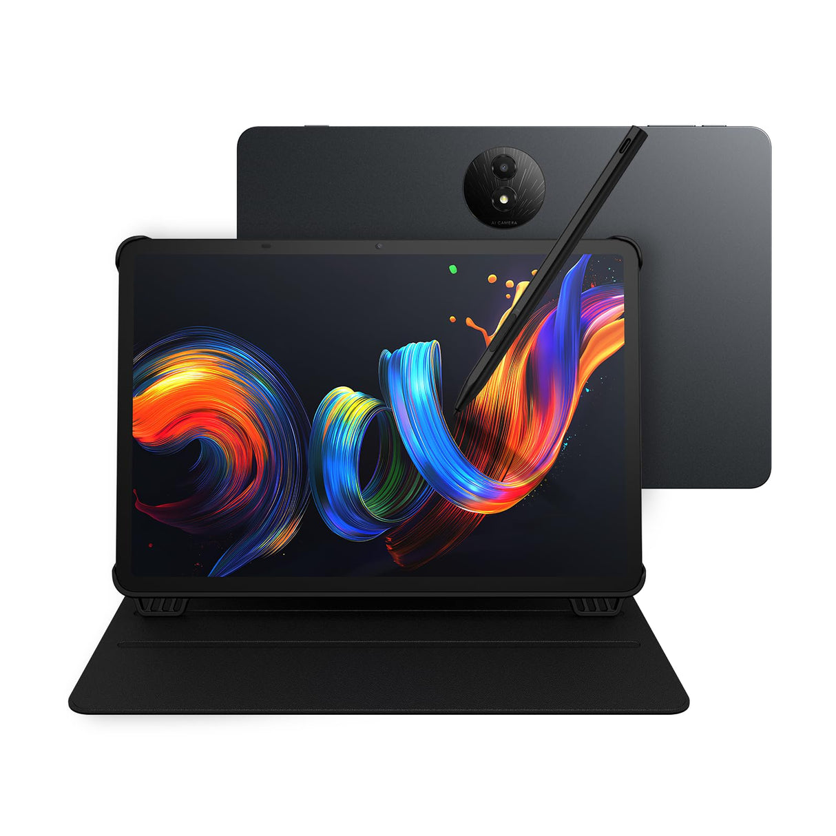 TCL NXTPAPER 11 Plus Tablet con Funda Flipcase y T-Pen, Pantalla NXTPAPER 4.0 de 11,5" 2.2K, IA integrada, 256GB de ROM, expansión de RAM de 8GB + 8GB, Android 15