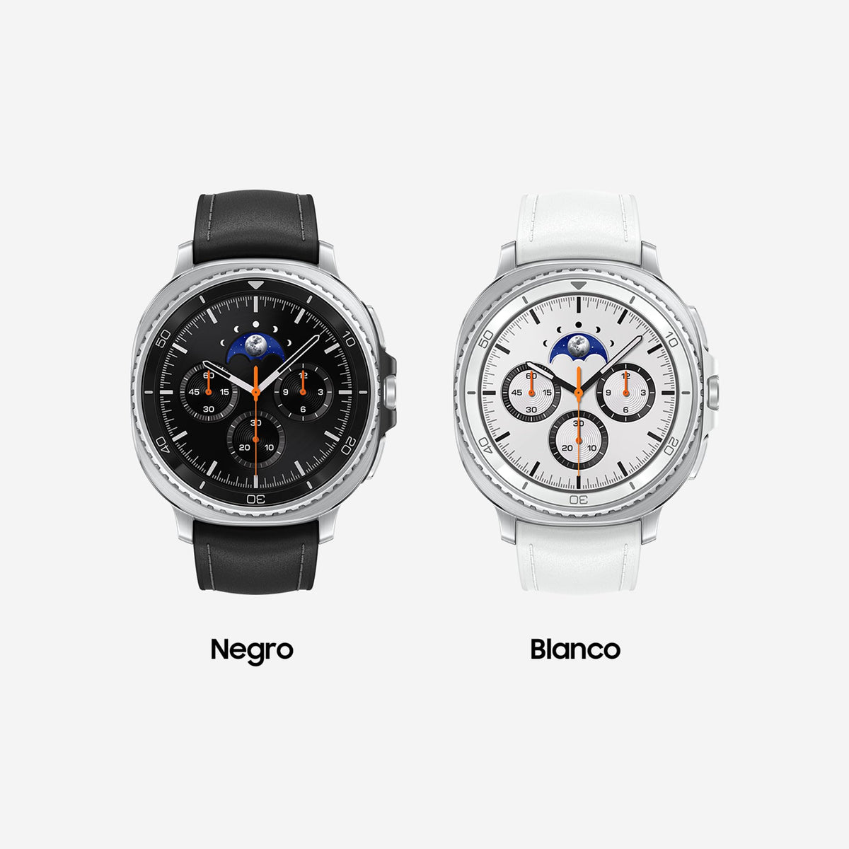 Samsung Galaxy Watch8 Classic 46mm, Bluetooth, Correa Híbrida, Smartwatch con Diseño con Bisel Giratorio, Garantía 3 Años + 1 año Extra, Blanco (Versión Española)