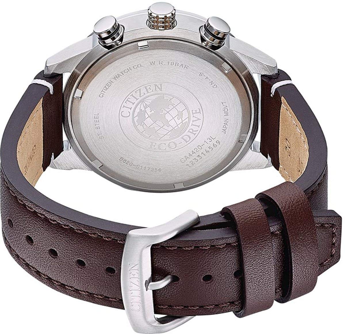 Citizen Reloj Cronógrafo para Hombres de Cuarzo con Correa en Cuero CA4420-13L