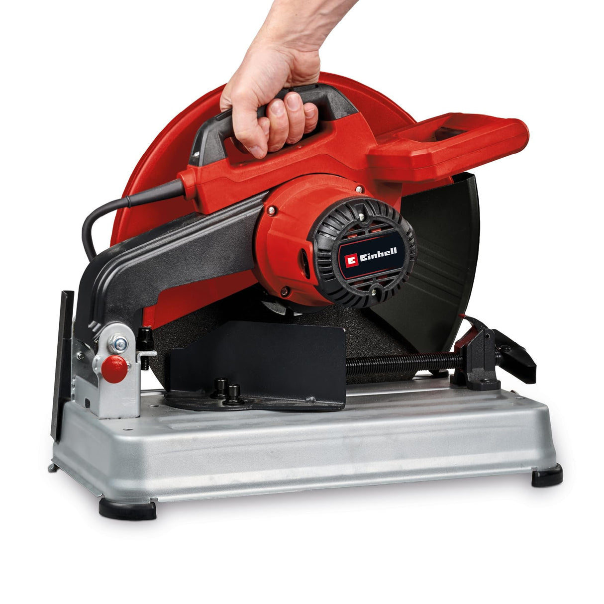 Einhell Cortadora de metal TC-MC 355/1 (2.200 W, 4.200 min-1 velocidad al ralentí, arranque suave, protección de chispas, incl. disco de corte Ø 355 x Ø 25.4 x 2,8 mm)