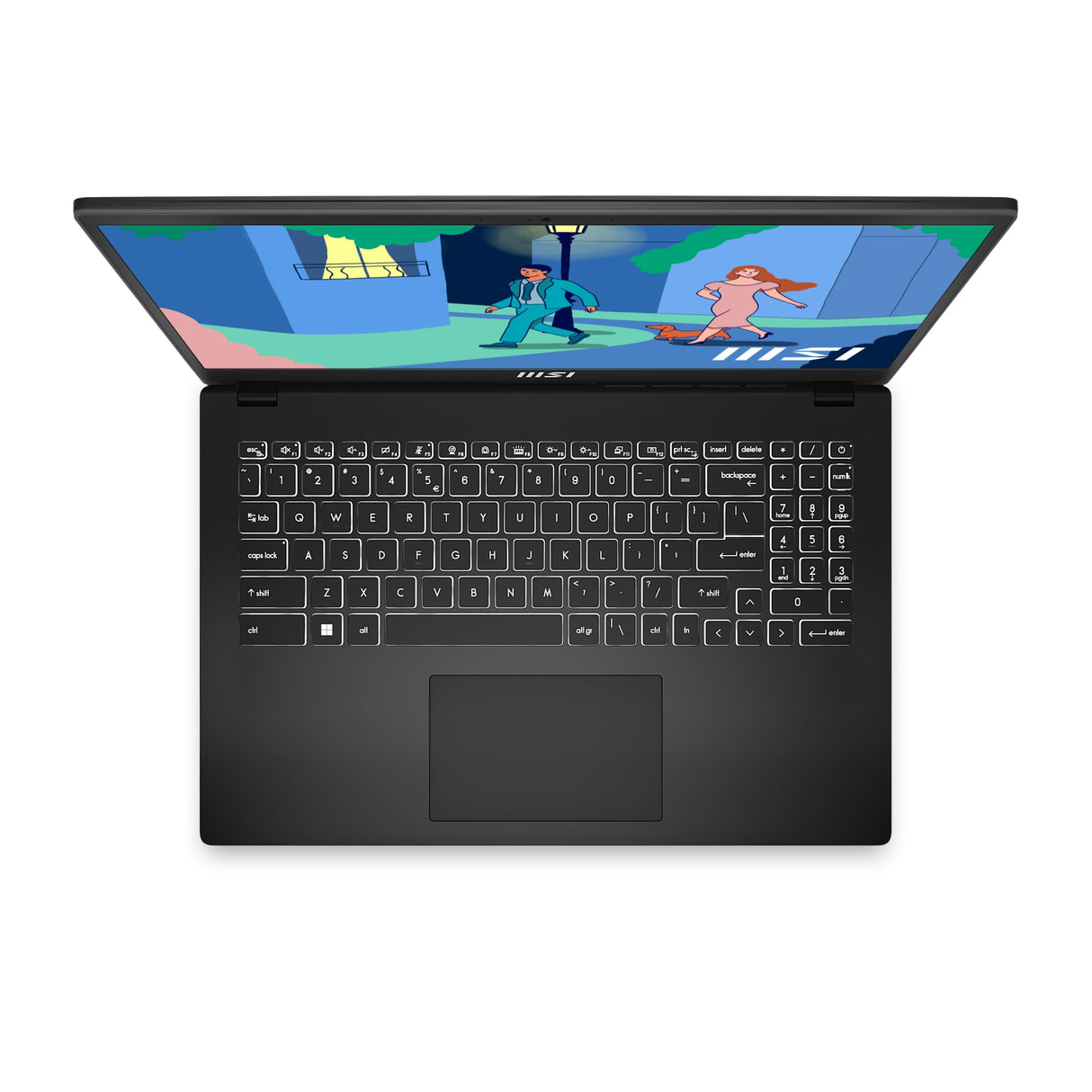 MSI Modern 15 B7M-440XES portátil Profesional 15.6 Pulgadas, FHD (1920x1080), Ryzen 7 7730U, AMD Radeon Graphics, 16GB RAM, 512GB SSD, Free Dos, QWERTY Español