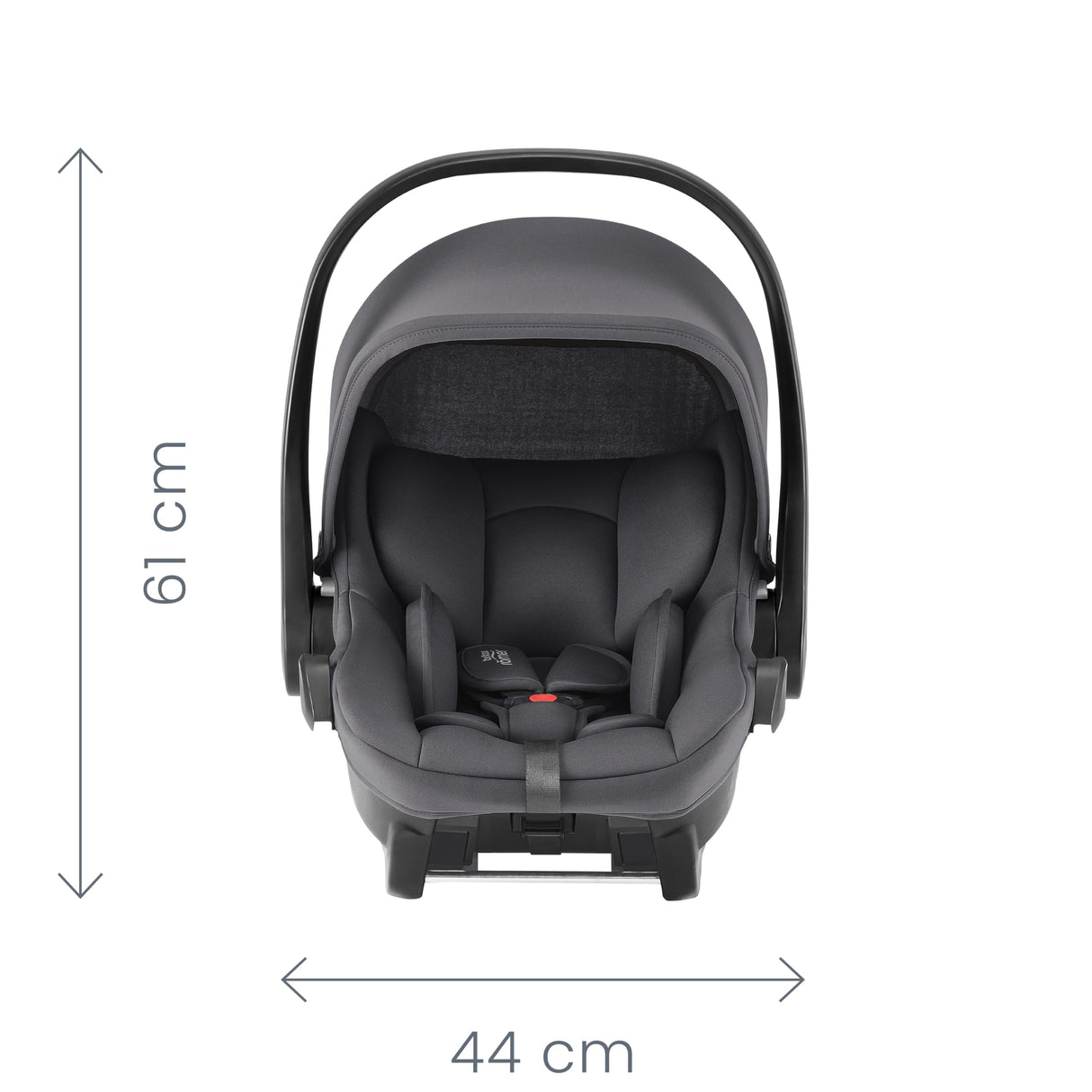 BRITAX RÖMER portabebés BABY-SAFE CORE, silla de coche para bebés desde el nacimiento hasta los 83 cm (15 meses), Space Black