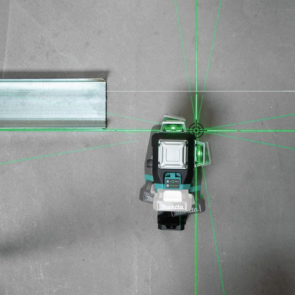 Makita SK700GD Nivel láser de 3 líneas 12V CXT Línea verde (sin batería, sin cargador)