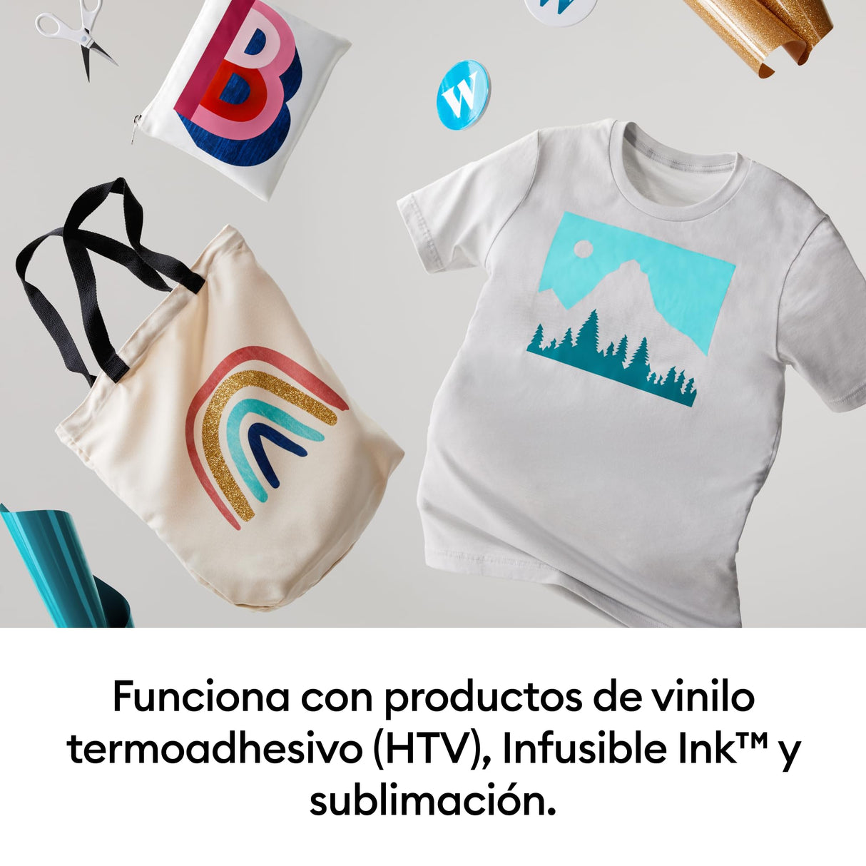 Cricut EasyPress 3 | Placa térmica de 22,5 cm x 22,5 cm | Prensa térmica para camisetas, cojines, bolsas de tela y mucho más | Uso con vinilo termoadhesivo (HTV)
