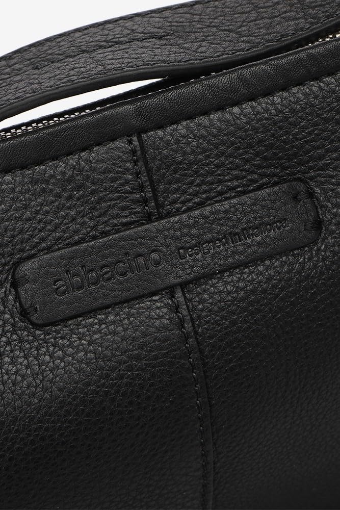 Abbacino Bolso de hombro de piel en negro