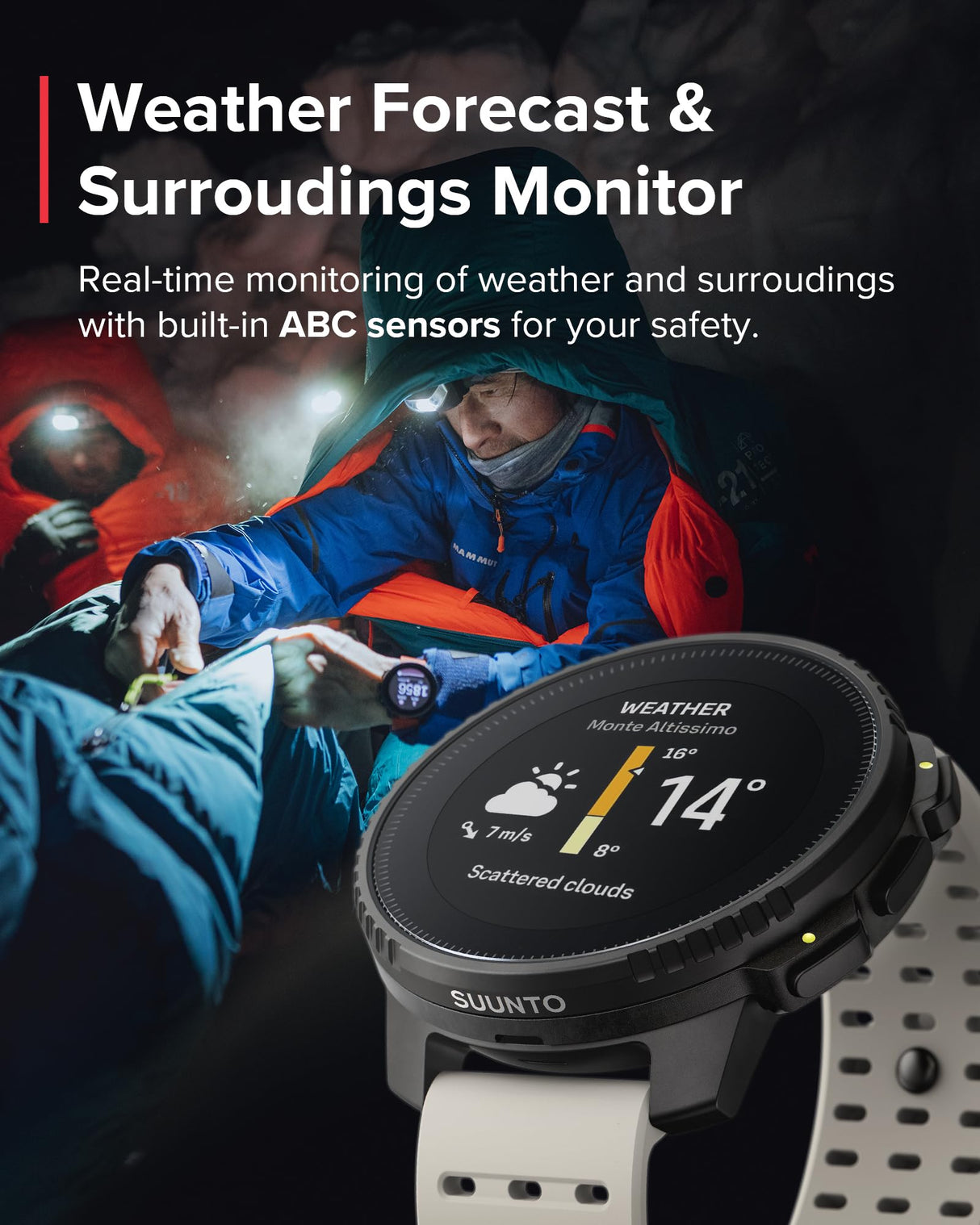 SUUNTO Vertical Reloj Deportivo - Smartwatch GPS, GPS de Doble Frecuencia, Mapas sin Conexión Gratuitos, Autonomía de hasta 50 Días, Carcasa Resistente Militarmente, Resistente al Agua hasta 100m