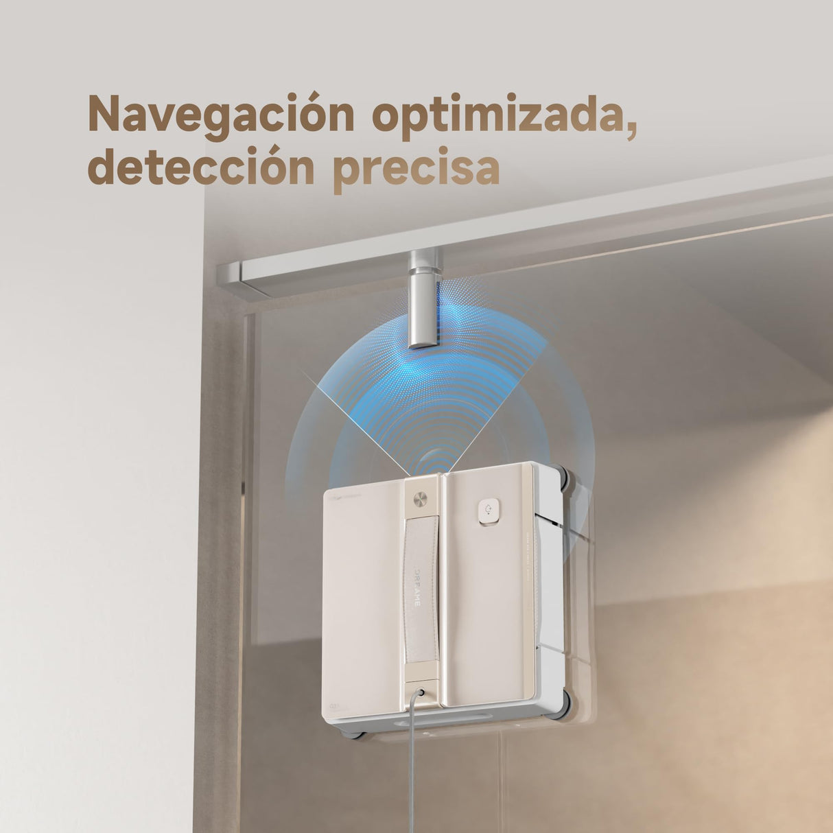 DREAME C1 Station S Kit Robot Limpiacristales, Protección Integral,Estación Portátil, Gestión Automática del Cable, Tecnología CornerClean, Planificación de Trayectoria con Cobertura Integral
