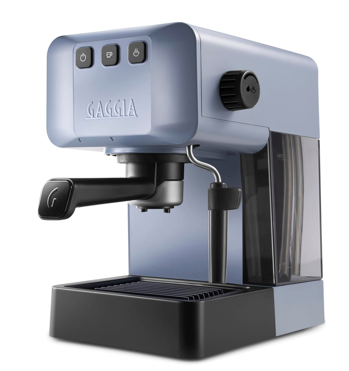 Gaggia EG2109 Grey, Cafetera Espresso Manual para Café Molido o Monodosis, sistema POD para Espressos Cremosos con Monodosis, Preinfusión Automática, Nuevo Modelo 2023, 100% Made in Italy