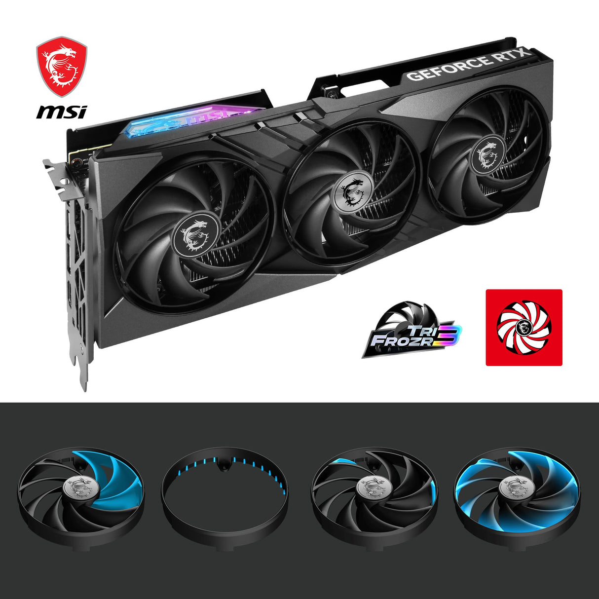MSI GeForce RTX 4060 Gaming X Slim Tarjeta Gráfica - RTX 4060 Ti, GDDR6, 16GB, PCIe 4.0-2 x TORX Fan 4.0 - HDMI 2.1a, DisplayPort 1.4a