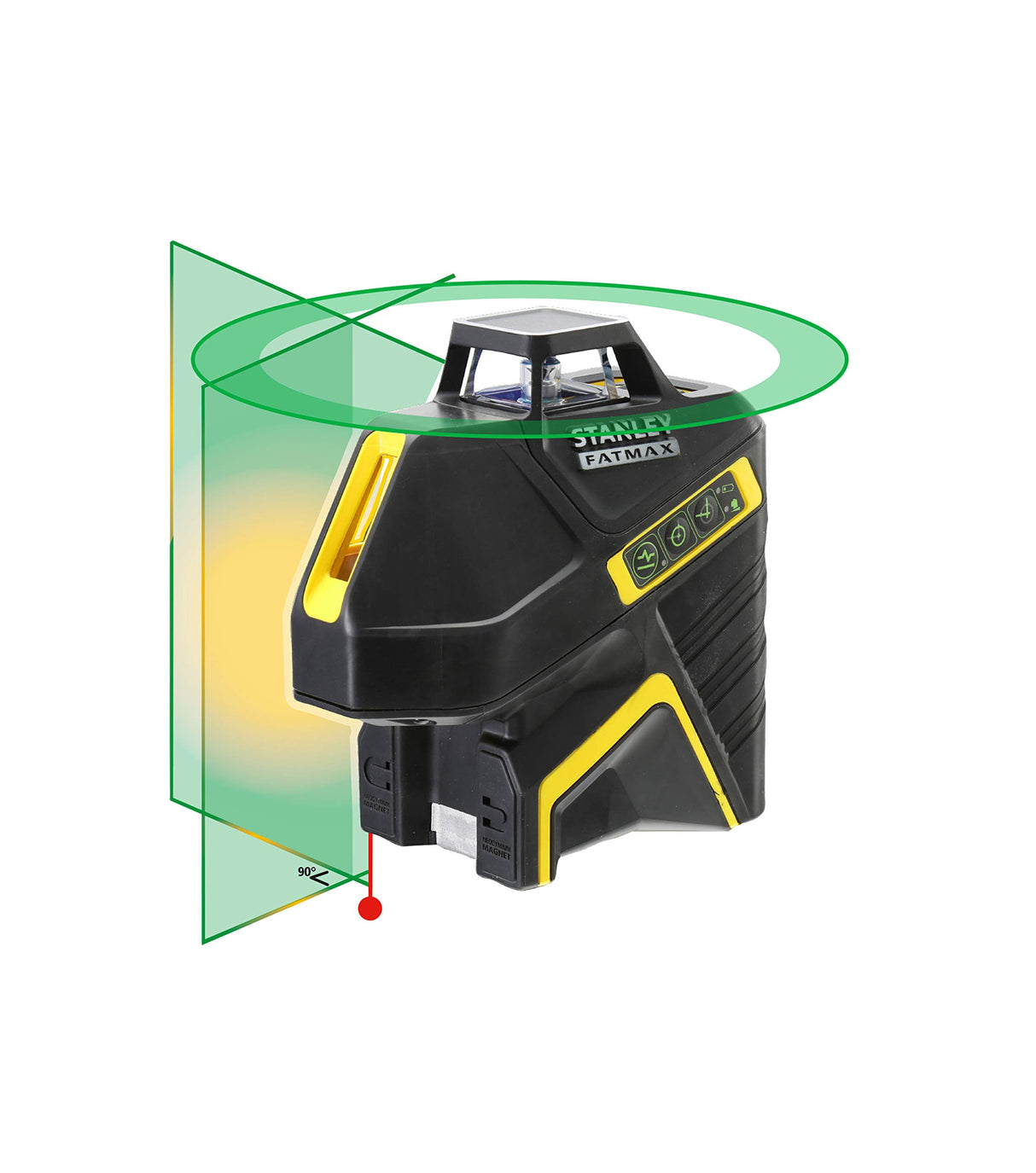 STANLEY FATMAX FMHT77617-1 - Nivel láser de luz verde 360º V2 a batería
