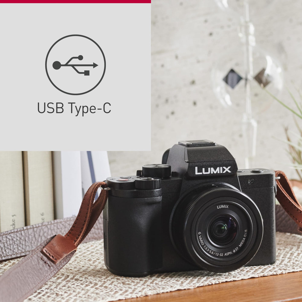 Panasonic Lumix DC-G100DWEGK Cámara Micro Cuatro Tercios sin Espejo con Lentes Lumix G Vario 12-32 mm F3.5-5.6 y 45-150 mm F4-5.6, 20,3 MP, Vídeo 4K 30p y FHD 60, Monitor Ángulo Libre, USB-C, Negro