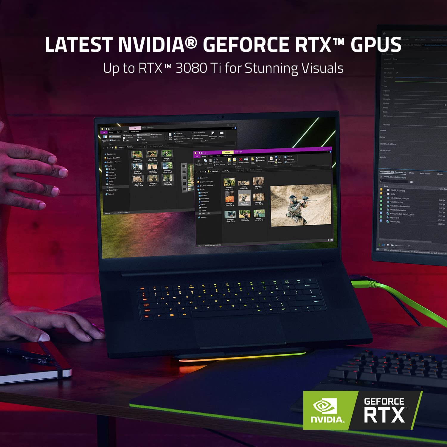 Razer Blade PC Portátil 17'' QHD 240 Hz Intel Core i7 12800H RTX3080Ti 32 Gb RAM DDR5 1TB SSD, Teclado qwerty español