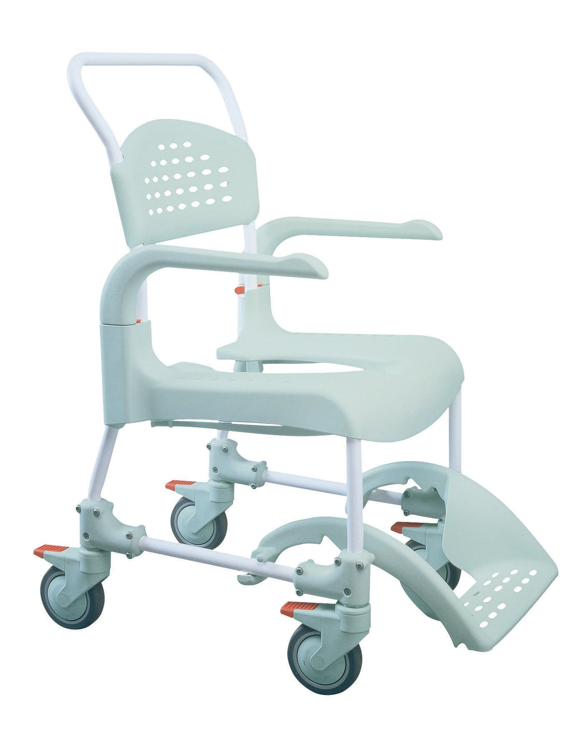 Etac Clean - Silla de Ruedas para la Ducha (55 cm), Color Blanco