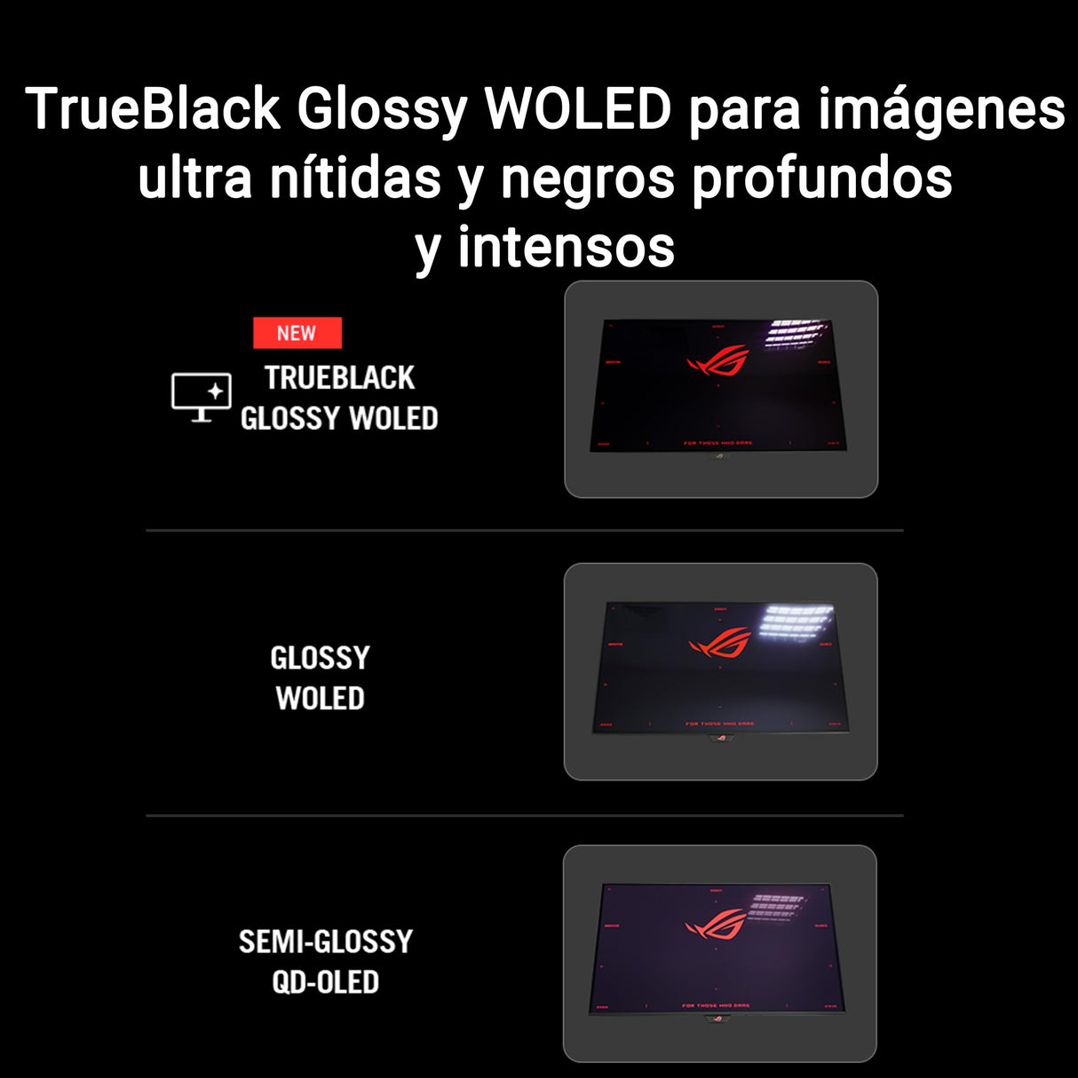 ROG Strix OLED XG32UCWMG - Monitor OLED TrueBlack Glossy de 32", 4K, Modo Dual (4K a 240Hz, FHD a 480Hz), 0,03ms, Care Pro, Neo Proximity Sensor, VESA DisplayHDR 400, USB-C, HDMI 2.1