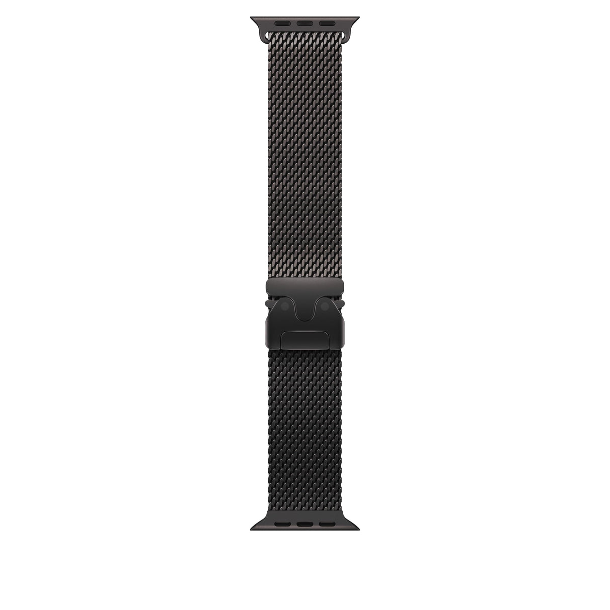 Apple Watch Band - Pulsera Milanese Loop - 49 mm - Titanio Negro - Talla L